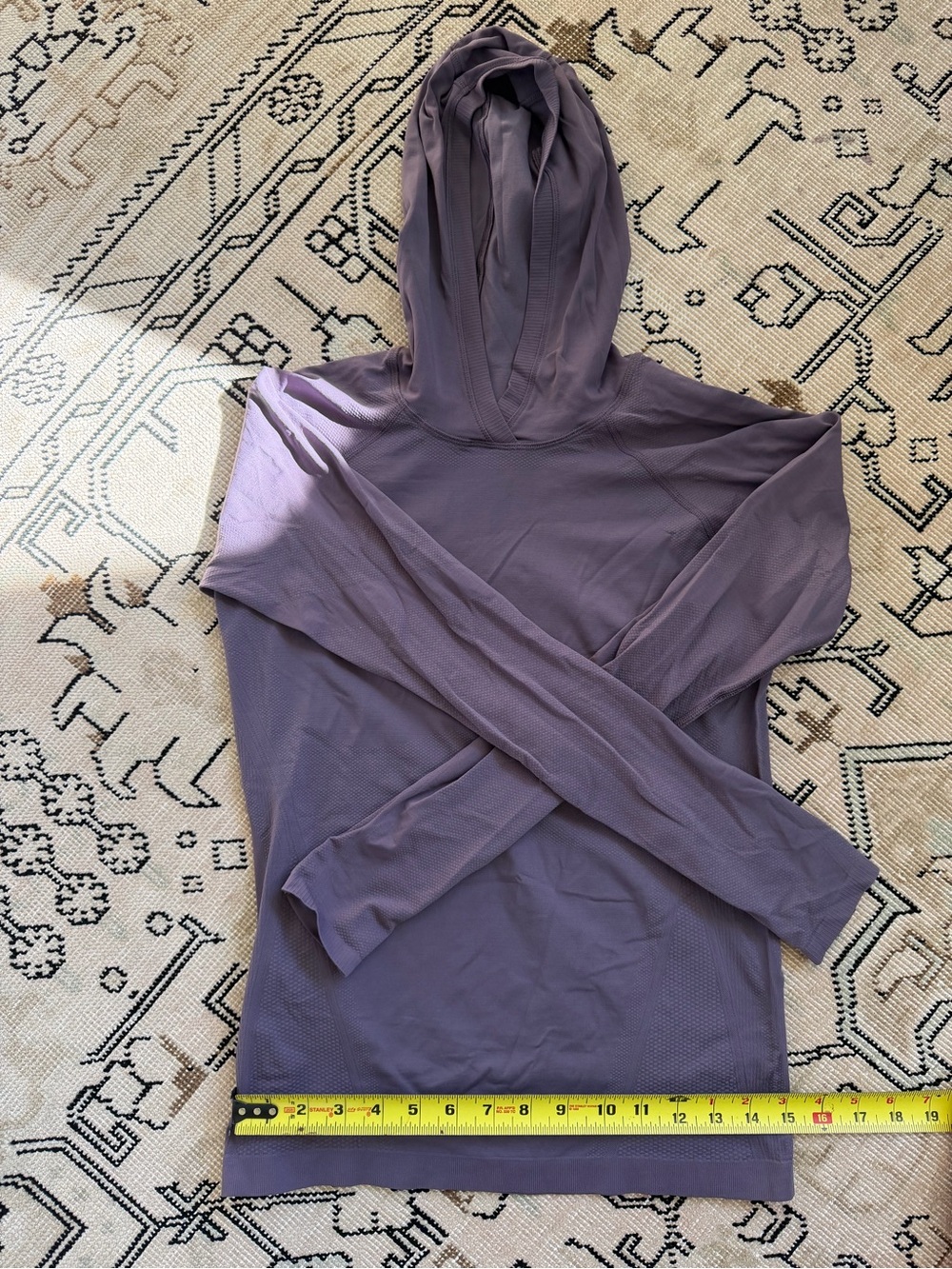 Athleta Hooded Top Purple Medium